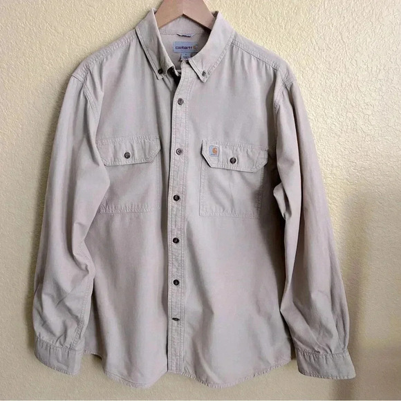 Carhartt Relaxed Fit Long Sleeve Button Down Shirt - Picture 2 of 9
